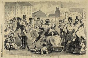 Skating Boston Harpers by Winslow Homer